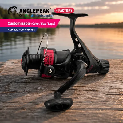 Factory Price Lightweight Fishing Wheel 1BB 5.2:1 High Line Capacity High Strength Plastic Spinning Reel for Freshwater