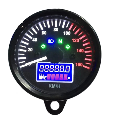 Universal Digital Meter 7 Colors Speedometer Motorcycle Speedometer
