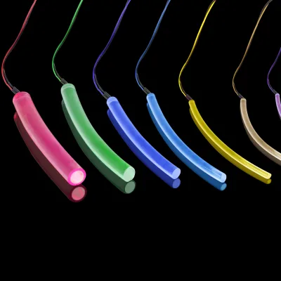 Factory Price 6mm Flexible Plastic Side Glow Optic Fibre Optique Light Fiber