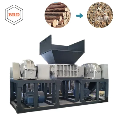 BRD Model 1600 37kW Dual-Motor Industrial Crusher Wear-Resistant Blades for Stainless Steel Aluminum Multifunctional Recycling
