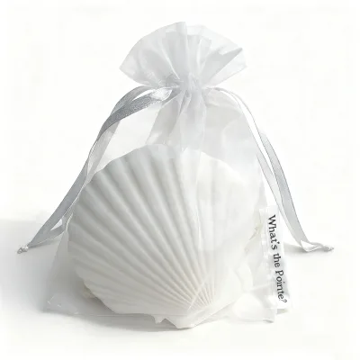 Customized Logo Printing Organza Storage Drawstring Bags Luxury Gift Jewelry Perfume Candle Organza Pouch Wholesale