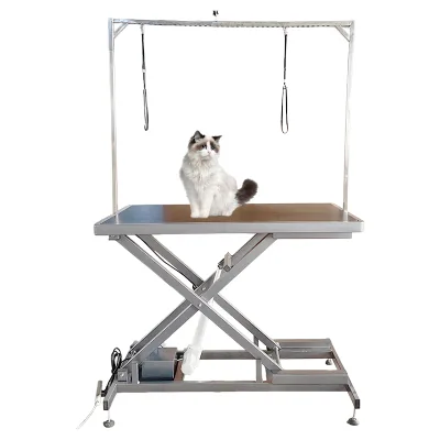 IN-PL06 Professional Hydraulic Electric Pet Grooming Table Pet Salon Dog Cat Groomer Show Table Hair Cutting Table