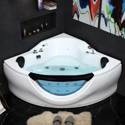 Whirlpool Hydromassage Bathtubs Sexy Japanese Soaking Bath Tub inflatable bathtub Two Person Bathroom