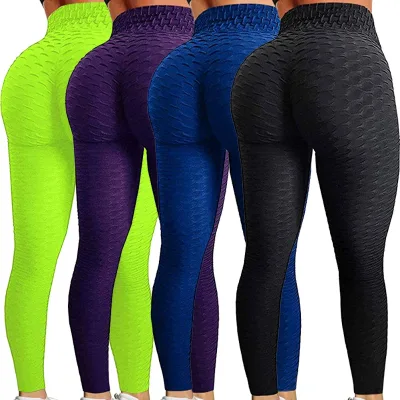 Tiktok Leggings Cellulite Tissis Peach Butt Yoga Pants High Waist Fitness Leggings Women Workout Push up Leggings