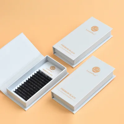 LashPlus Auto Fanning Lash Trays Vendor Jet Black Super Soft Volume Silk Eyelash Extensions Easy Fan