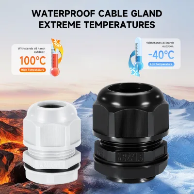Marine Waterproof Cable Gland Nylon IP68 for Boat Yacht Wiring Seawater Resistant PG9B-8