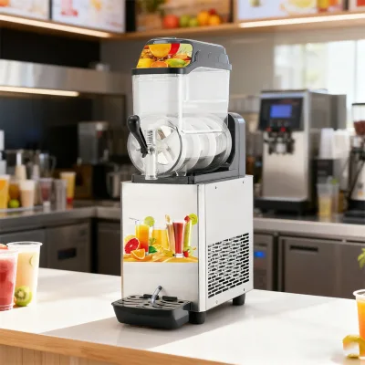 Bindose Professional Commercial Slush Smoothie Machine Multi-Tank Automatic Ice Slush Making Equipment for Commercial Catering