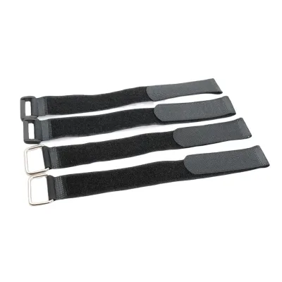 Blended Fabric Hook-and-loop Velcro Strap bicycle Cable Tie Cable Organizer Battery Fastening Customizable