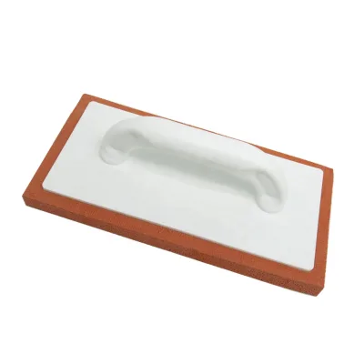 Diy Grade Garden Hand Trowel with Plastic Handle Rubber Grout Plastering Pointed Cornered Squared Features Finishing Tool