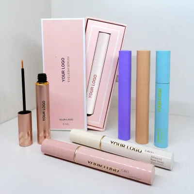 Korean Makeup Eyelash Serum Natural Advanced Eyelash Serum for Thicker Longer Eyelash Private Logo Eye Lash Serum