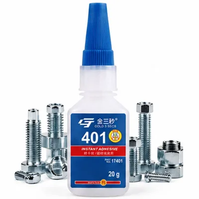 406 Rubber Plastic Special Instant Adhesive Waterproof Cyanoacrylate Super Glue for Auto Trim Small MOQ