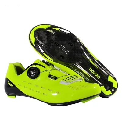 Latest Boodun High Quality Breathable Cycling Shoes High Way Carbon Fiber Adjustable Button Bike Bicycling Shoes for Sports