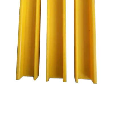 HDPE Sliding Conveyor Guide Rails/Chain Guide/Plastic Roller Chain with CNC Machining Drilling Wire EDM & Broaching