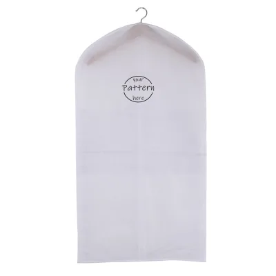 Custom-Logoed Non-Woven Foldable Suit Bag with Reinforced Handles and Magnetic Closure for Premium Clothing Protection on the Go