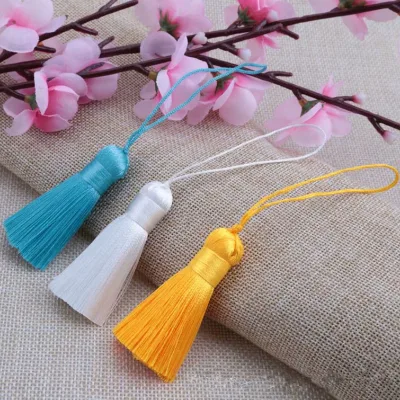 5CM Short Fat Fringe Clothing Accessories Bookmark Ice Silk Tassel Pendant DIY Accessories