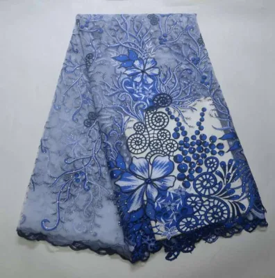 AG6179 High Quality African Fabric Lace With Stones