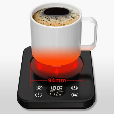 Fast Heating Mini Electric Coffee Mug Warmer Temperature Setting Smart Cup Warmer for Heating Coffee Beverage