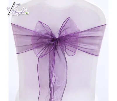 Manufacturer Wholesale Affordable Cheap Cover Cover Chair Sashes Wedding Chair Cover Sashes