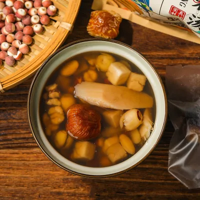 Natural Organic Mild Nourishing Blended Sishen Soup Slimming Tea Raw Bagged Herbal Tea for Digestive Comfort