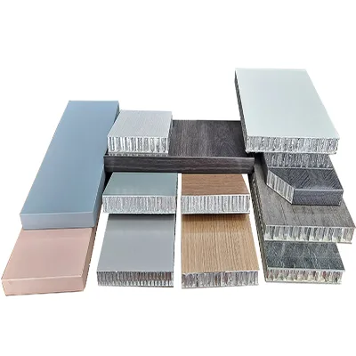 Customized Size 5mm 9mm 18mm 35mm Aluminum Core PVDF Coated Aluminum Honeycomb Panel Honeycomb Aluminum Panel for Wall Cladding