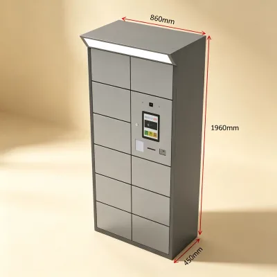 In Stock Smart Parcel Storage 11door Locker for Retail Stores & Shopping Malls Gyms PN Login Office Locker System Supermarket