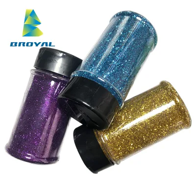 Eco-friendly Solvent Resistant Polyester Glitter Powder Sequins for Make up Nail