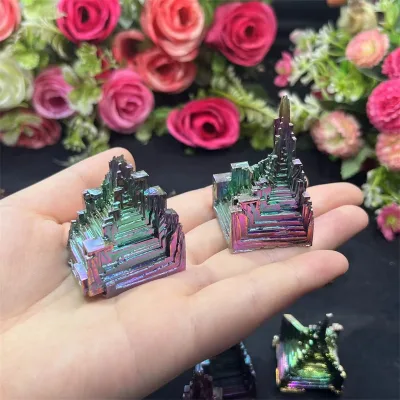 Crystal Healing Stone Bismuth Tower Good Quality Bismuth Specimen for Crystal Gifts