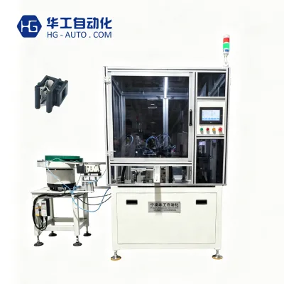 Precision Automatic Cable Clip With Nail Assembly Machine Heavy Duty Round Plastic Clip Steel Nail Joining Plant