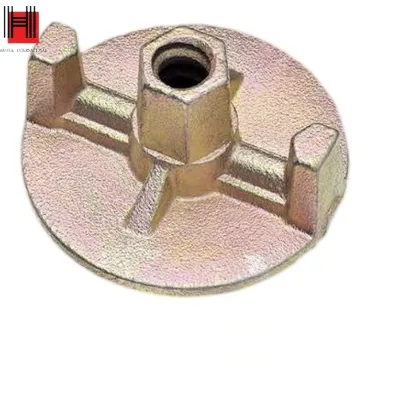 Youfa 180KN Ductile Cast Iron Aluminum Formwork Accessories 50-130mm Scaffold Tierod Wing Nut Electro Galvanized Paint Sizes