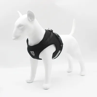 Mesh Light Weight Dog Harness Vest Pet Harness Soft Red for Daily Walking