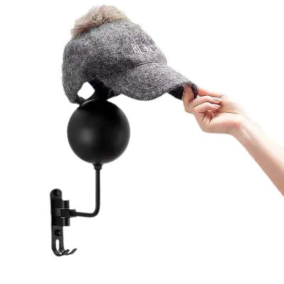 New ZHENCHEN Wall-Mounted Motorcycle Helmet Rack Variety Helmet Brackets Non-Perforated Design for Hat Storage Retrofit/Upgrade