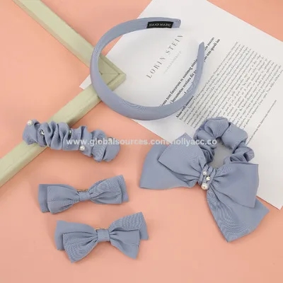 Wholesale lovely headband clip set for home office