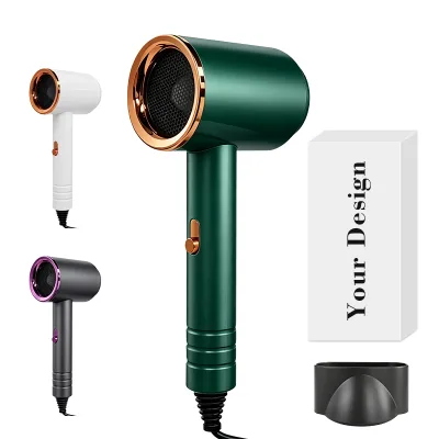 Frizz Free Professional Salon Hair Dryer Fast Dry Enhanced Mini Blow Dryer 2+1 Heat Settings Dog Grooming Blow Dryer for Hair