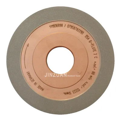 Jinzuan Hybrid Bond Diamond Grooving Wheel for Carbide Round Bars and Tungsten Carbide Tool Grinding Wheels