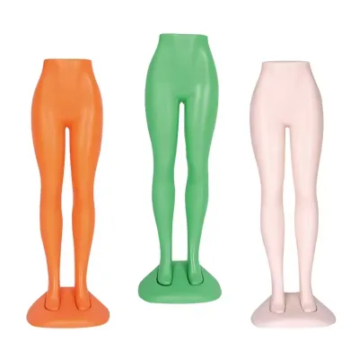 Factory Direct Sale of Big Size Skin Color Pants Plastic Torso Mannequin Half Body Leg Model for Women Jeans and Pants Display