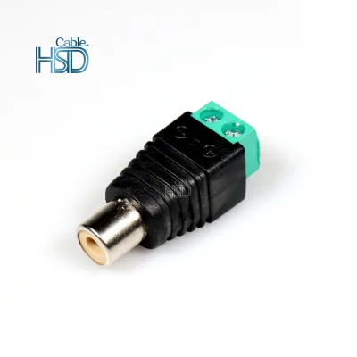 5 Pcs Home Audio Accessories-Plastic RCA Female Connectors Adapter Jack Plug Audio Cable Plugs Jacks Connecting Speaker Wire
