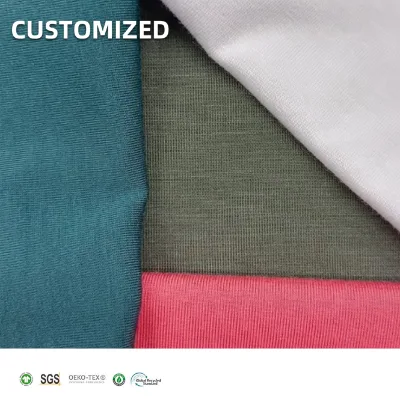 Anti-Bacteria Sustainable Lyocell Fabric 93%Bamboo Fabric for Underwear