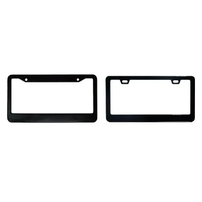 Cheap Plastic Chrome License Plate Frames Car Number Licence Plate Holders Frames