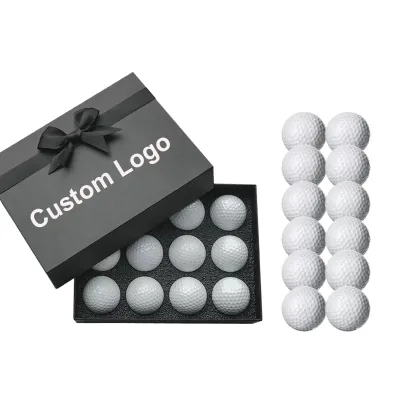 3 Piece USGA Tournament Golf Balls Soft Urethane Golf Practice Balls Distance Surlyn Custom Logo Golf Ball