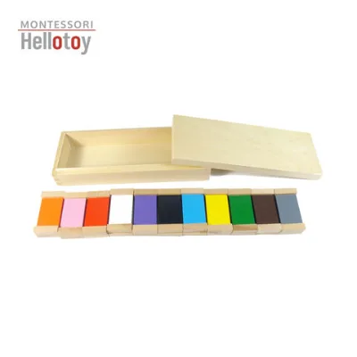 Montessori early education toy Second Box Of Wooden Color Tablets
