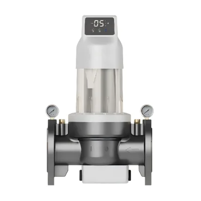 OEM Intelligent Water Prefilter, SS316 Metal Water Filter, Touch Control, Patented Sewage, Commercial Water Filtration