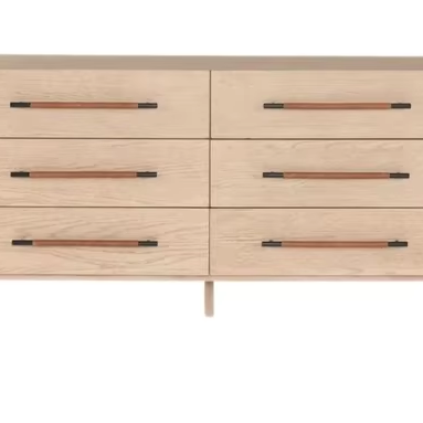 FERLY Solid Wood Chest of Drawers Bedroom Wooden Dresser Storage Cabinet