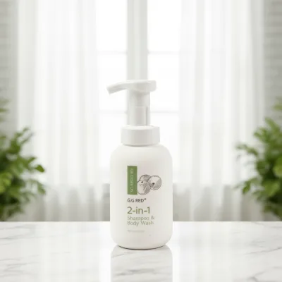 2 in 1 Shampoo Body Wash Moisturizing Nourishing Natural Bath Body Wash Shampoo Set for Body Care