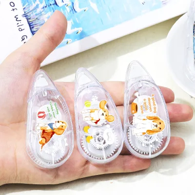 Corrector Promotional Gift Stationery Student Tape, Cute Kawaii Panda Puppy Portable Correction Tape