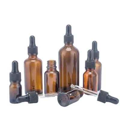 Frosted Glass Essential Oil Bottle Cosmeticstle