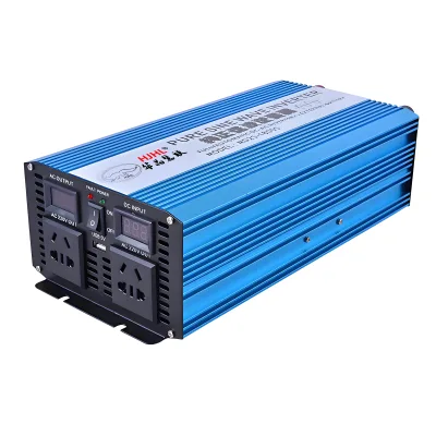 Portable 3000W Inverter Convertisseur Sine Wave Solar DC to AC 12V to 220V Power Generator Single Output for Motor