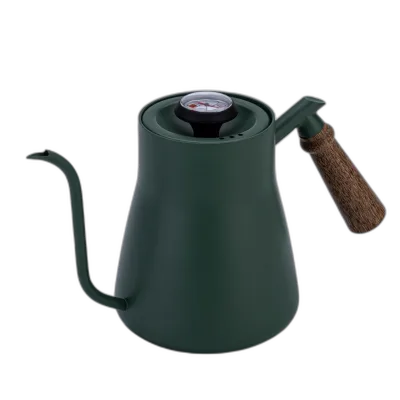 Gooseneck Kettle Stainless Steel Coffee Kettle with Thermometer for Drip Coffee