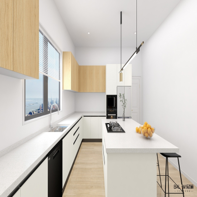 Kitchen Cabinets in Modern Minimalist Style