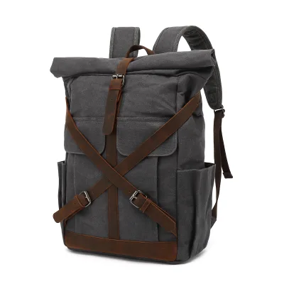 Backpack Custom Logo Men's Waterproof Casual Sports Backpacks New Custom Vegan Leather Backpack