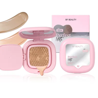 Air Cushion Liquid Foundation Custom Vegan Long Lasting Organic Cushion Foundation Perfect Matte Long Wear Cushion Spf50